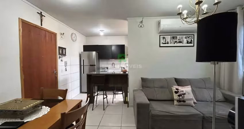 Apartamento à venda em porto alegre-rs, no bairro chapéu do sol: 2 quartos, 1 sala, 1 banheiro, 1 vaga e 51m²