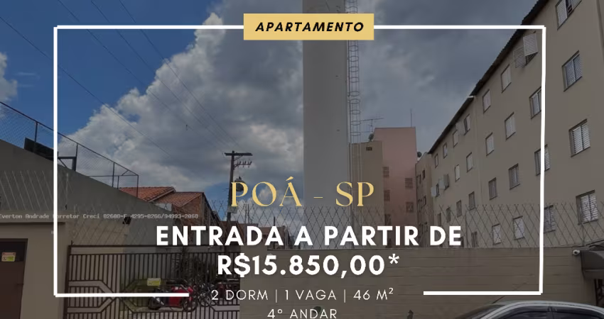 Com Apenas R$ 15.850,00 de Entrada, Esse Imóvel em Poá Pode Ser Seu!