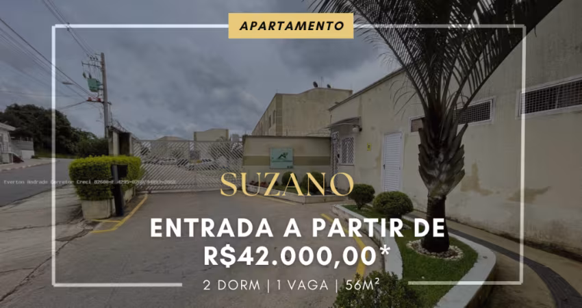 APARTAMENTO À VENDA EM SUZANO ENTRADA DE 42.000,00 - MEU CANTINHO