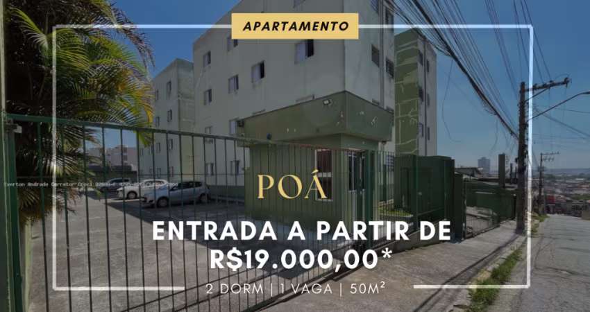 APARTAMENTO A VENDA EM POÁ ENTRADA DE 19.000,00- SÃO PAULO