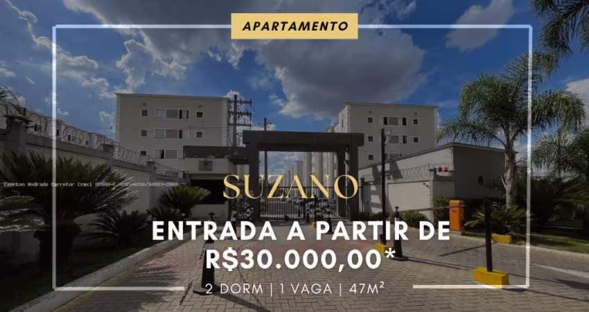 APARTAMENTO À VENDA EM SUZANO ENTRADA DE 30.000,00- PARQUE SANTA ROSA