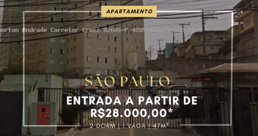 Apartamento à venda em são paulo- entrada de 28.000,00 - guaianazes