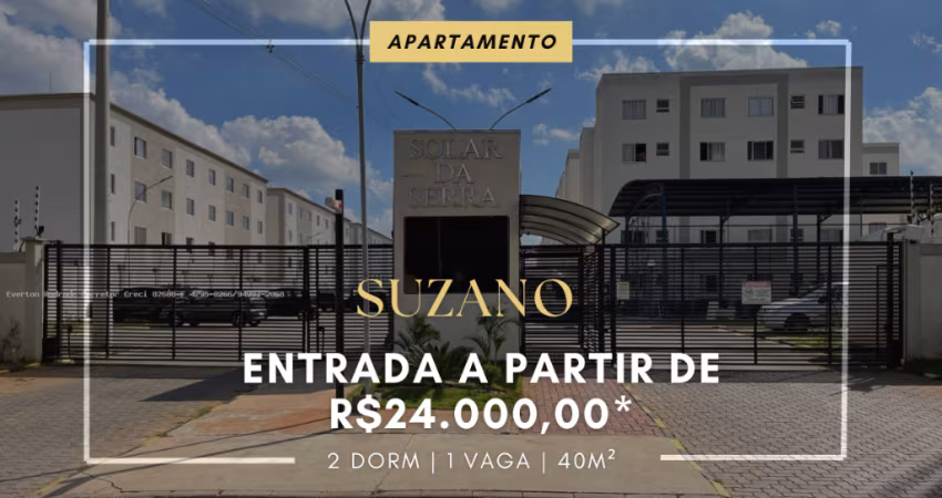 APARTAMENTO À VENDA EM SUZANO 24.000,00 DE ENTRADA - CHÁCARA ESTÂNCIA PAULISTA