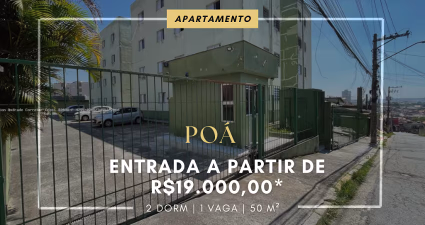 APARTAMENTO A VENDA EM POÁ 19.000,00 DE ENTRADA- SÃO PAULO