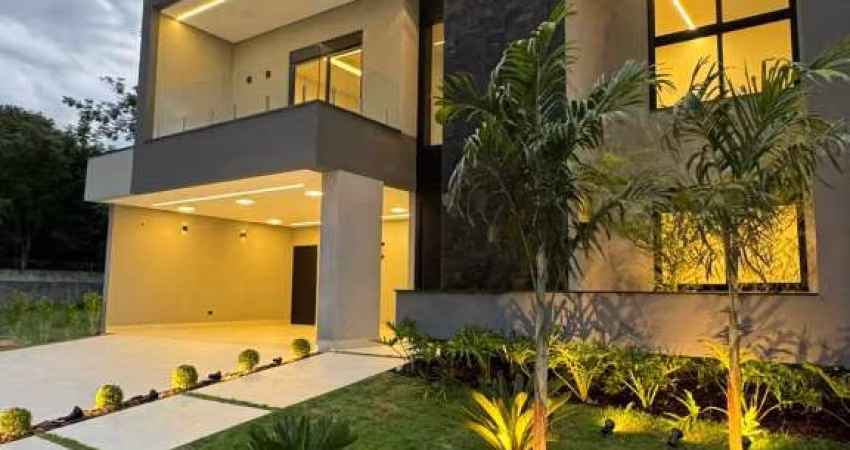 Linda casa com projeto contemporâneo à venda no Condomínio Jardim do Golfe - São José dos Campos/SP   450 m² Terreno / 400 m² Área construída / 04 suítes / 4 vagas / Piscina | escritório / sala de cin
