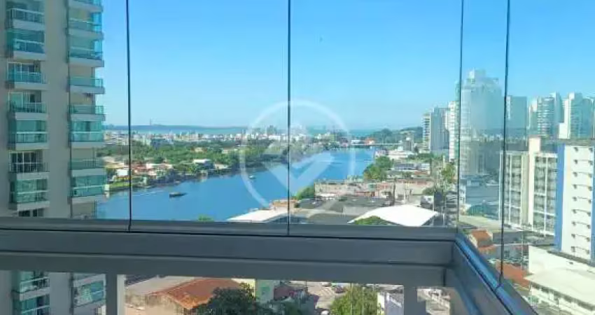 Alugo apartamento de 2 quartos, com vista livre do canal e praia, andar alto. codigo: 126867