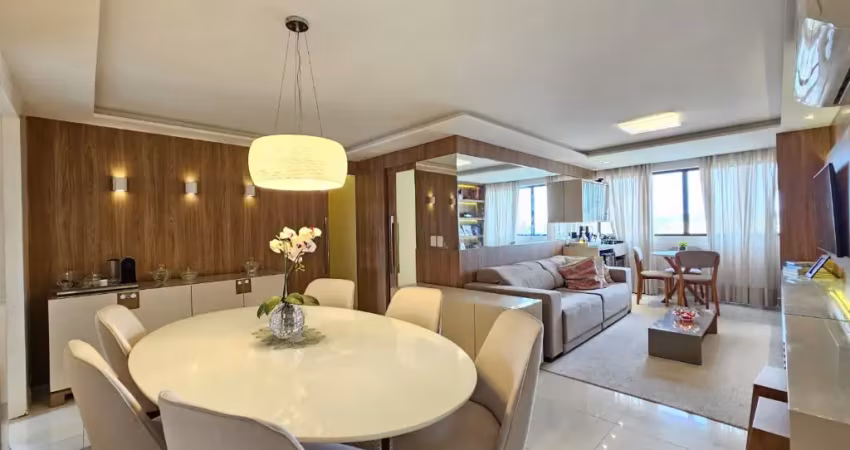 Apartamento 3 suítes mobiliado em localização estratégica no bairro de lagoa nova