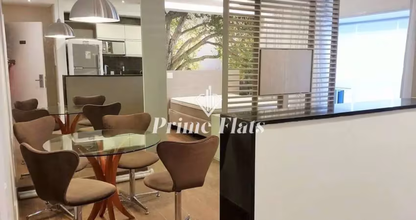 Flat disponível para locação no bhd brooklin, com 49m², 1 dormitório e 1 vaga de garagem