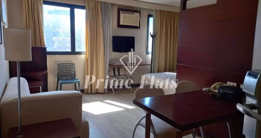 Flat disponível para locação no Transamérica Executive Chácara Santo Antônio, com 28m², 1 dormitório e 1 vaga de garagem