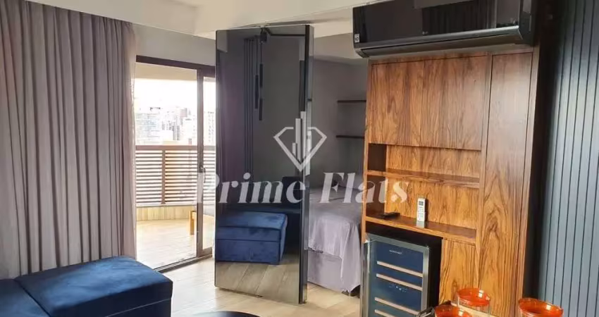 Flat disponível para venda no cyrela by pininfarina no itaim bibi, com 49m², 1 dormitório e 1 vaga