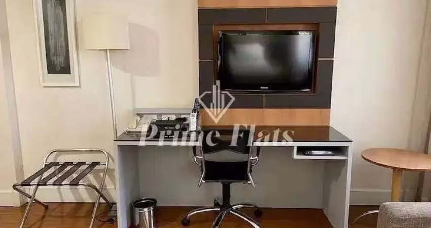 Flat disponível para venda no transamérica executive jardins, com 28m², 1 dormitório e 1 vaga