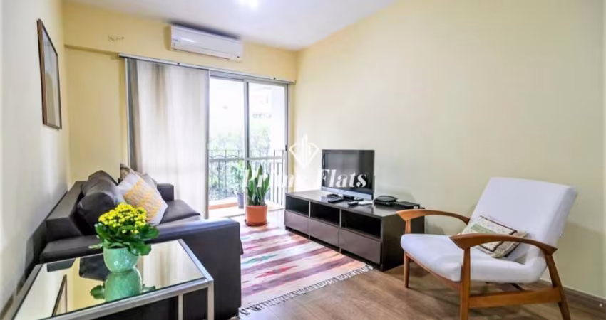 Flat disponível para locação no Saint Paul Residence Service, com 60m², 2 dormitórios e 2 vagas