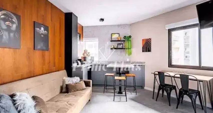 Flat disponível para venda no Hampton Park no bairro Jardins, com 29,80m², 1 dormitório e 1 vaga de garagem