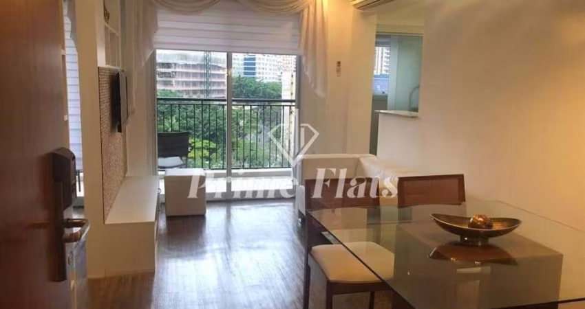 Flat disponível para locação no Diogo Home Boutique na Vila Nova Conceição, com 48m², 1 dormitório e 1 vaga