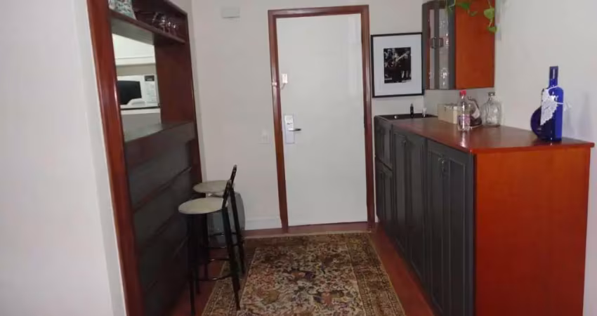Flat disponível para locação no saint moritz flat service, com 48m², 1 dormitório e 1 vaga