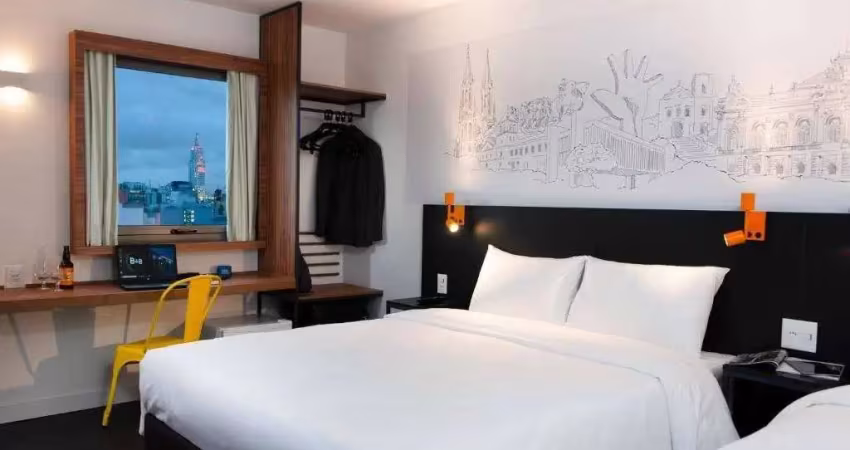 Flat disponível para venda b&b hotel são paulo luz, com 15,12m², 1 dormitório e 1 vaga