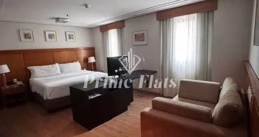 Flat disponível para locação no meliá jardim europa no itaim bibi, com 29m², 1 dormitório e 1 vaga de garagem