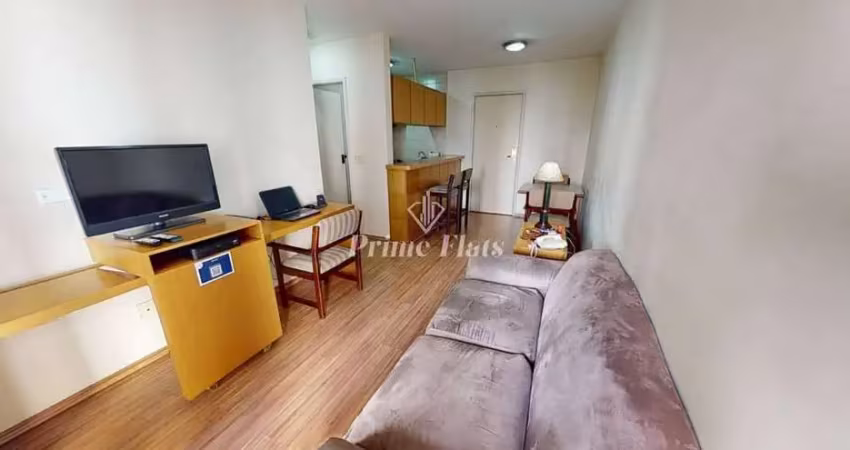 Flat disponível para locação no flat london residence service no jardim paulista, com 42m², 1 dormitório e 1 vaga