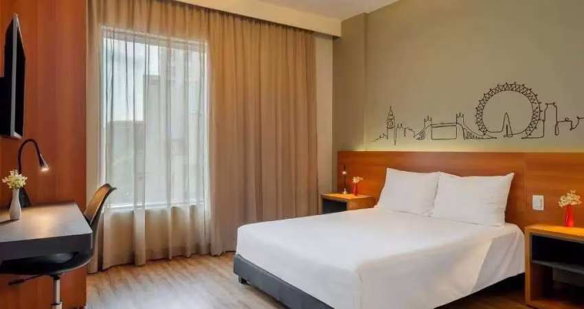 Flat disponível para venda no ibis styles são paulo centro, com 18m², 1 dormitório e 1 vaga