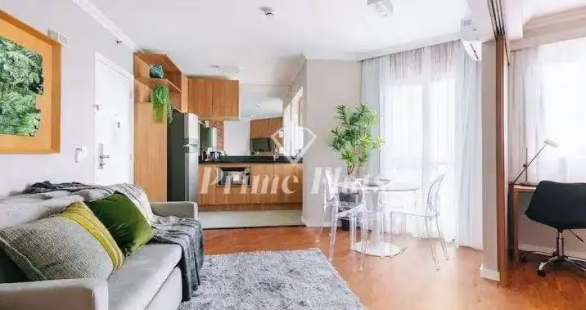 Flat disponível para venda no bela cintra stay by atlantica residences, com 48,40m², 2 dormitórios e 1 vaga