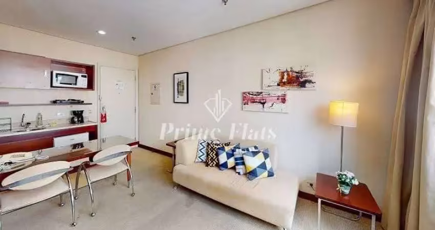 Flat disponível para venda no transamérica executive chácara santo antônio, com 28m², 1 dormitório e 1 vaga