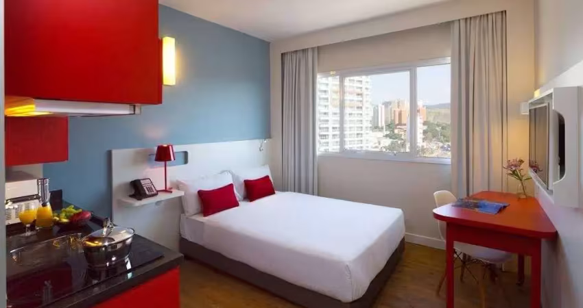 Flat disponível para venda no mercure jundiai, com 22m², 1 dormitório e 1 vaga de garagem