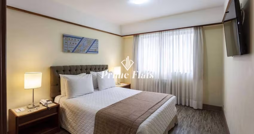 Flat disponível para venda no La Residence Itaim by Manager, com 42m², 1 dormitório e 1 vaga