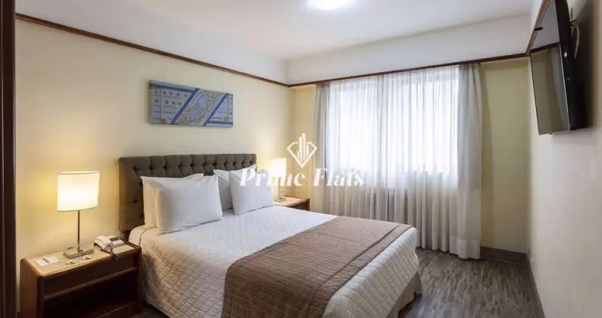 Flat disponível para venda no la residence itaim by manager, com 42m², 1 dormitório e 1 vaga