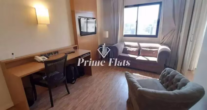 Flat disponível para locação no the world executive flat na vila olímpia, com 30m², 1 dormitório e 1 vaga de garagem