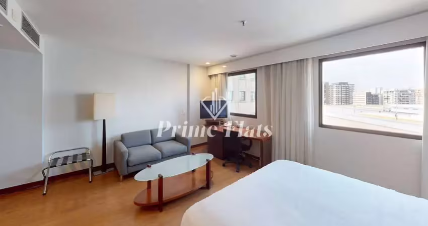 Flat disponível para locação no wyndham ibirapuera, com 27m², 1 dormitório e 1 vaga