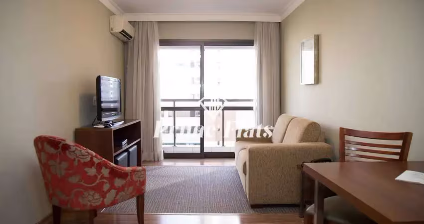 Flat disponível para venda no matiz manhattan hotel no jardins, com 43m², 1 dormitório e 1 vaga