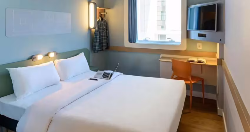 Flat disponível para venda no ibis budget são bernardo do campo, com 12m², 1 dormitório e 1 vaga de garagem