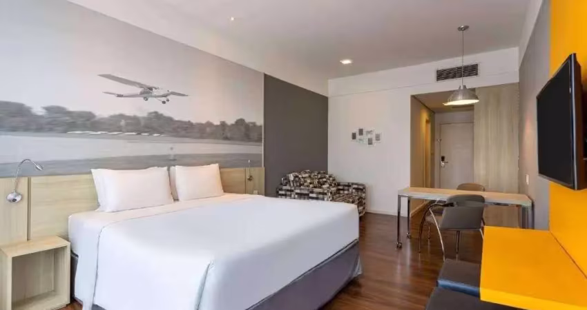 Flat disponível para venda no wyndham garden convention nortel, com 47m², 1 dormitório e 1 vaga
