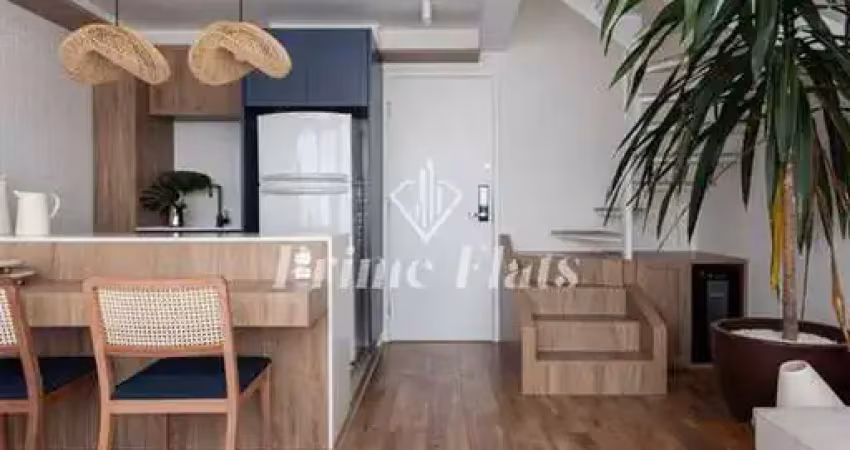 Flat disponível para venda no condomínio edifício urbano duplex na vila nova conceição, com 50m², 1 dormitório e 1 vaga de garagem