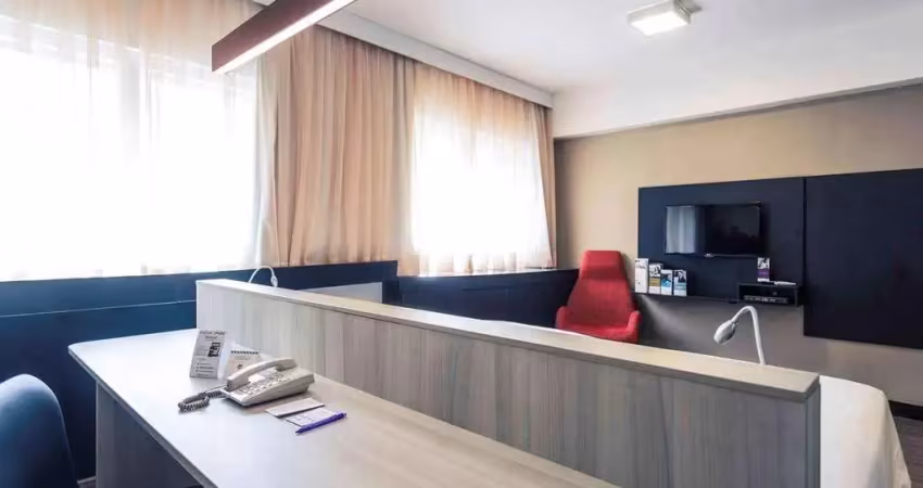 Flat disponível para venda no mercure são paulo bela vista, com 28m², 1 dormitório e 1 vaga de garagem