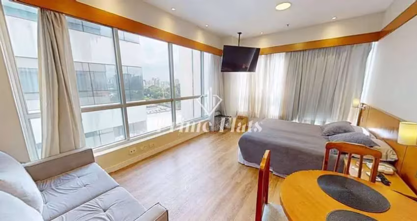 Flat disponível para locação no wyndham garden convention nortel, com 32m², 1 dormitório e 1 vaga
