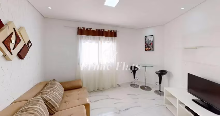 Flat disponível para venda no condomínio edifício moema studium, com 35m², 1 dormitório e 1 vaga