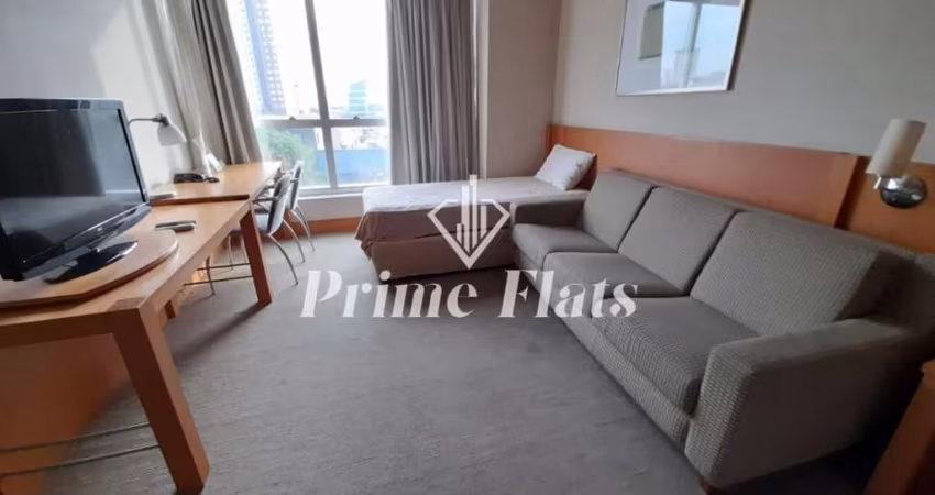 Flat disponível para locação no Wyndham Garden Convention Nortel, com 35m², 1 dormitório e 1 vaga