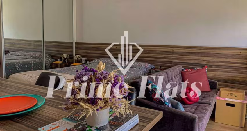 Flat disponível para venda no Diseño Campo Belo, com 36m², 1 dormitório e 1 vaga de garagem