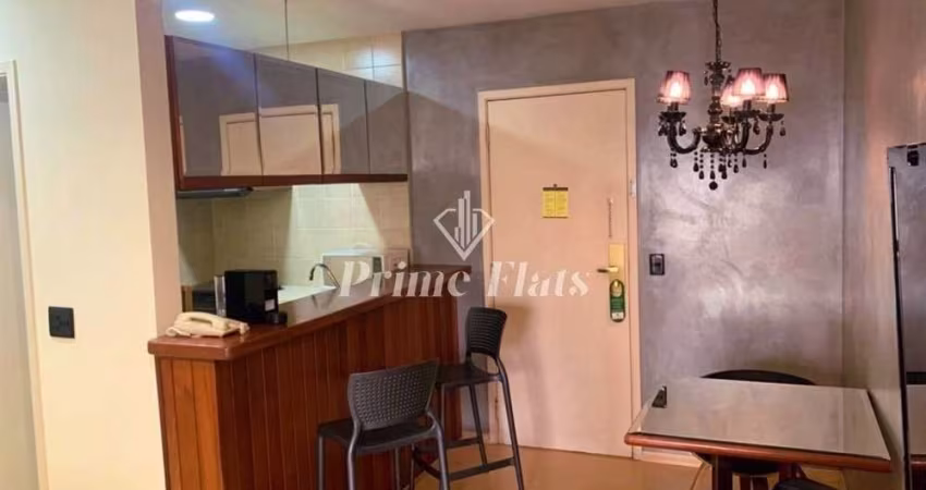 Flat disponível para locação no Condomínio Edifício Flat London Residence Service, com 42m², 1 dormitório e 1 vaga