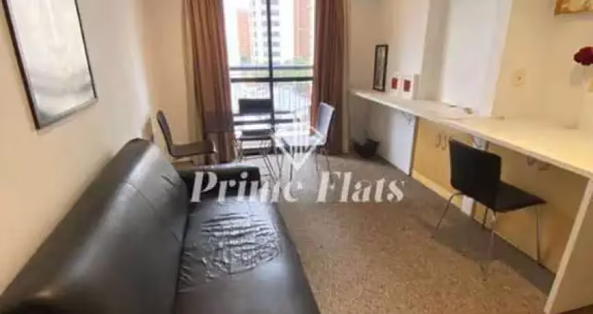 Flat disponível para locação no Mercure SP Moema Hotel, com 35m², 1 dormitório e 1 vaga