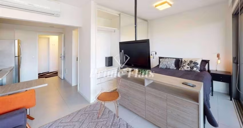 Flat disponível para locação no VHouse por JFL Living, com 48m², 1 dormitório e 1 vaga