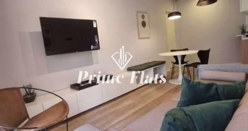 Flat disponível para locação no Condominio Edificio Flat London Residence Service no Jardim Paulista, com 42m², 1 dormitório e 1 vaga