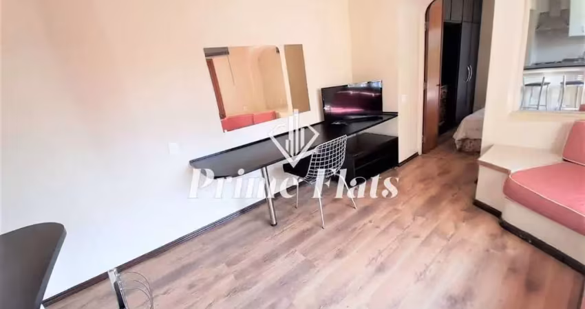 Flat disponível para locação no mont clair residence, com 45m², 1 dormitório e 1 vaga de garagem