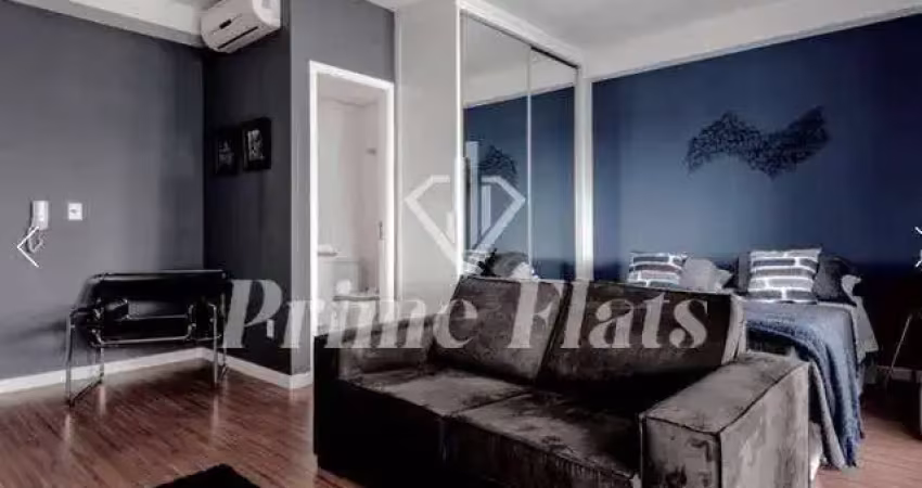 Flat disponível para locação no Condomínio Affinity Vila Olímpia, com 43m², 1 dormitório e 1 vaga de garagem