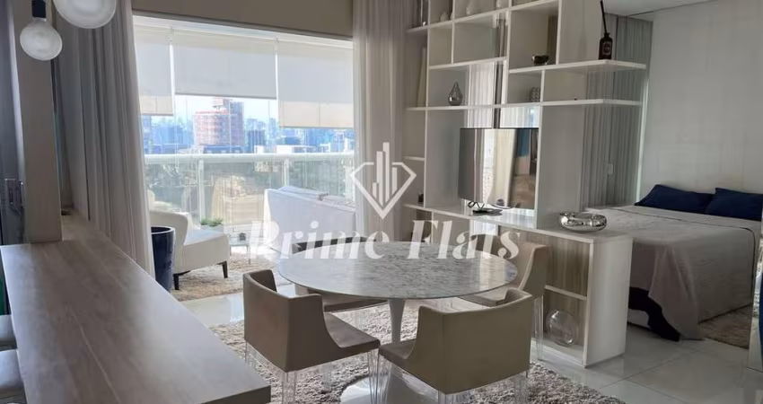 Flat disponível para venda no Horizonte JK Residencial na Vila Nova Conceição, com 55,30m², 1 dormitório e 1 vaga
