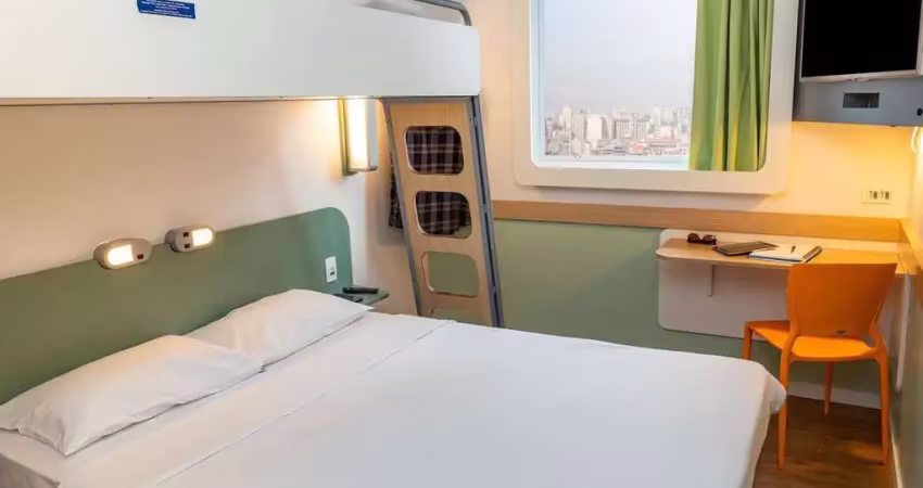 Flat disponível para venda no ibis budget frei caneca, com 12m², 1 dormitório e 1 vaga