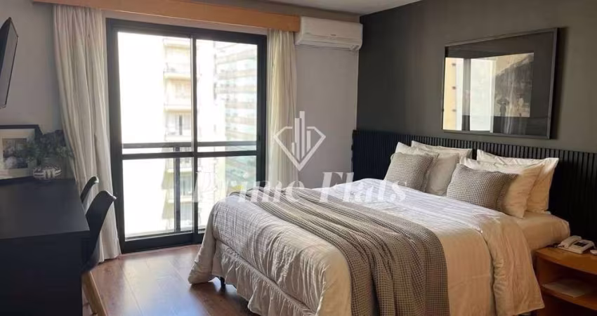 Flat disponível para locação no Hotel Intercity Interative Jardins, com 26m², 1 dormitório e 1 vaga