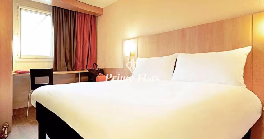 Flat disponível para venda no Hotel íbis Paulista, com 18m², 1 dormitório e 1 vaga