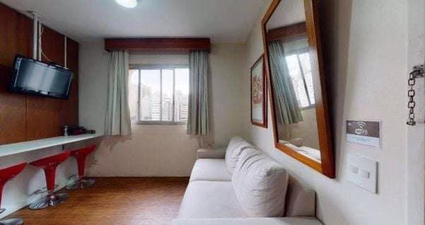 Flat disponível para locação no Paulista Flat com 30m², 1 dormitório e 1 vaga de garagem